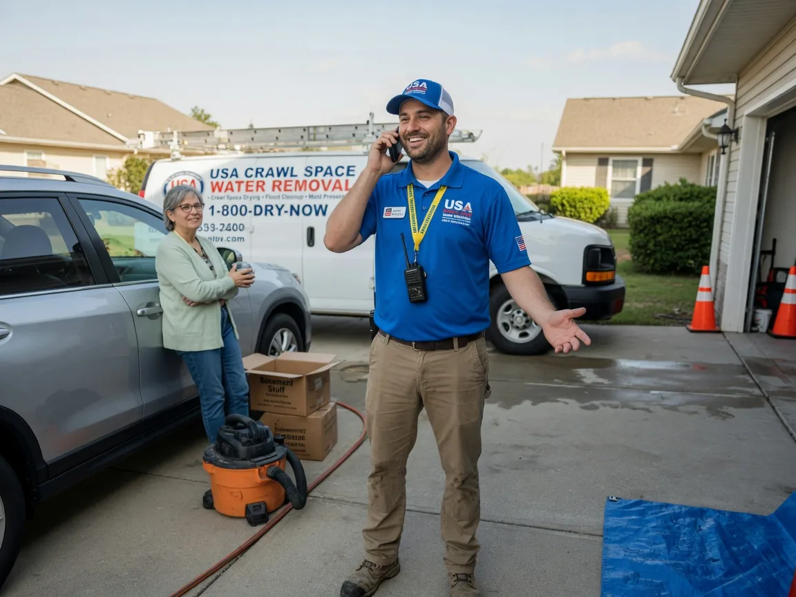 Crawl Space Water Removal Lookeba, OK FAQs